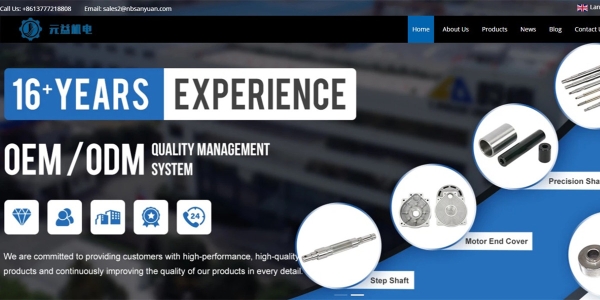 電機行業(yè)外貿(mào)網(wǎng)站建設(shè)